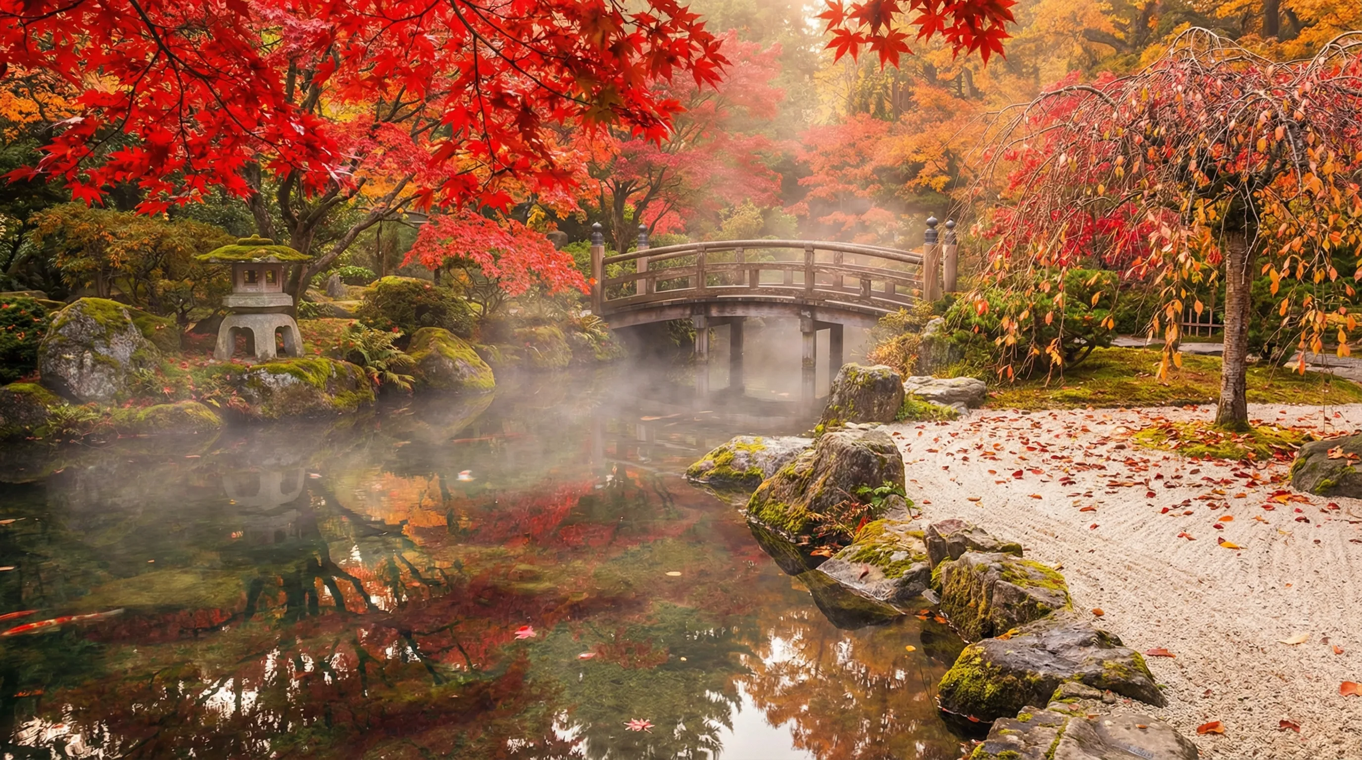 花都影视热门视频 - 日式庭院秋韵